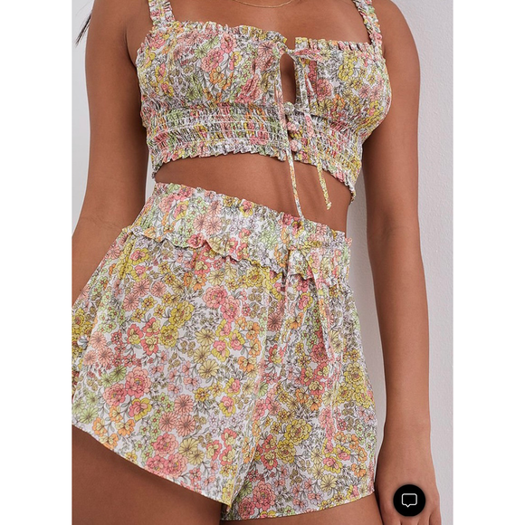 NEW 2 Piece For Love and Lemons Esme Cami and matching Esme Shorts SET - Picture 12 of 16